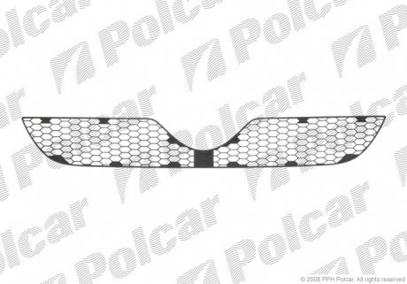 Решетка в бампер средняя Polcar 140927 (фото 1)