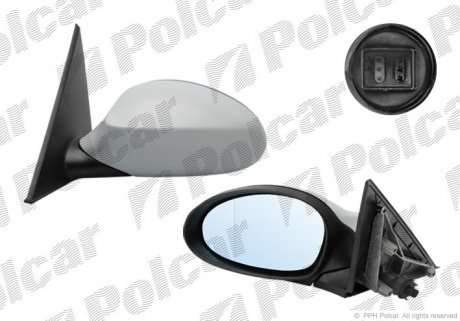 Зеркало наружное левое Polcar 2001514M (фото 1)