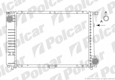 Радиатор охлаждения Polcar 200508-8 (фото 1)