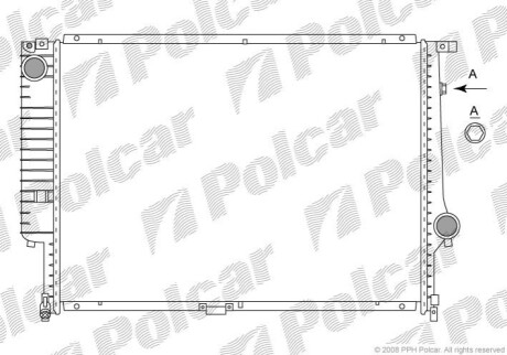 Радиатор охлаждения Polcar 2015085