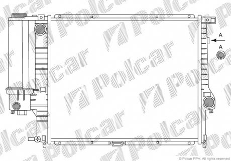 Радіатор охолодження Polcar 201508A2