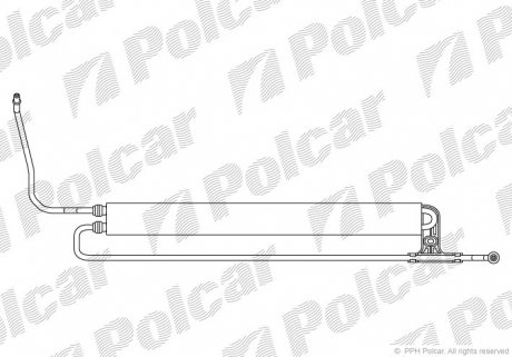Радиатор масла Polcar 2023L81X