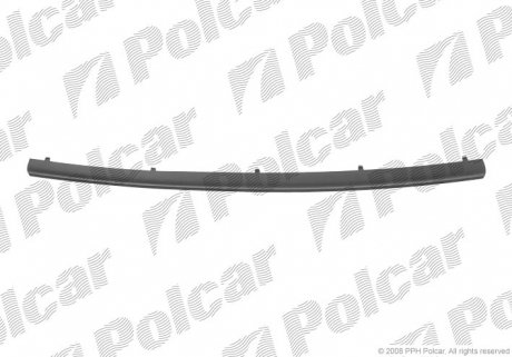 Накладка решітки бампера середн Polcar 204027-5 (фото 1)