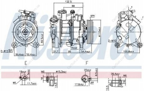 Компрессор кондиционера (новый) Polcar 2040KS-7 (фото 1)