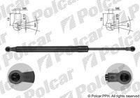 Амортизатор кришки багажника і капота Polcar 2041AB (фото 1)