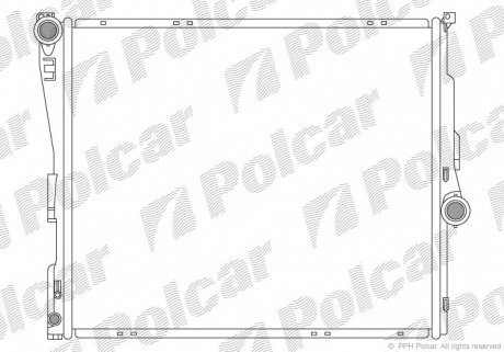 Радіатор охолодження Polcar 205508-2 (фото 1)