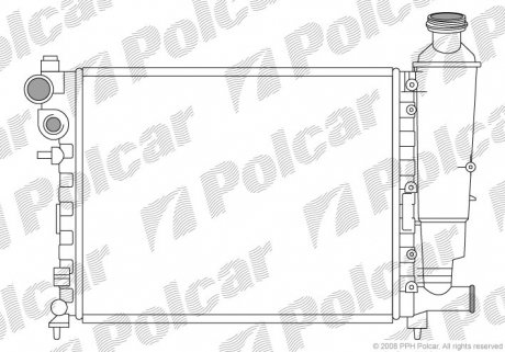 Радіатор охолодження Polcar 230608-5