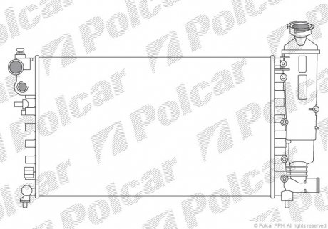 Радіатор охолодження Polcar 230608A2 (фото 1)