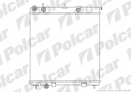 Радіатор охолодження Polcar 231508-1
