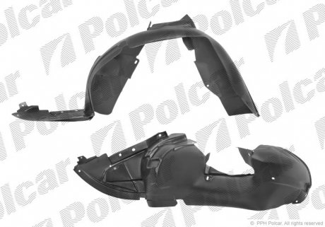 Подкрылок правый Polcar 2316FP-1 (фото 1)