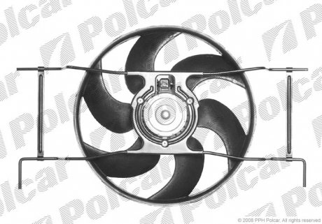 Вентилятор с корпусом/кронштейном Polcar 232423W1 (фото 1)