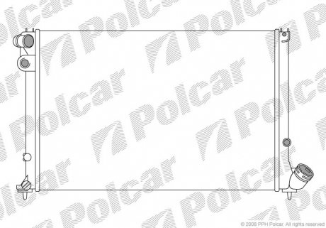 Радиатор охлаждения Polcar 232508A8 (фото 1)