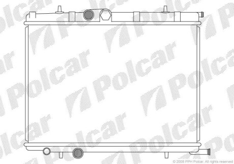 Радиатор охлаждения Polcar 232708-3