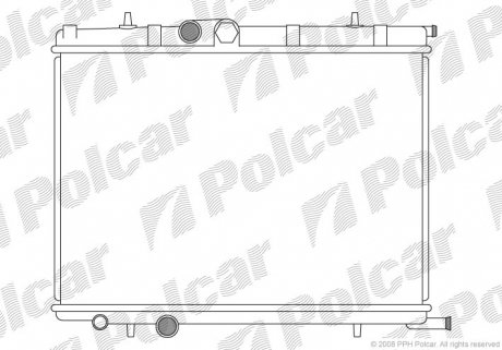 Радиатор охлаждения Polcar 232708-3 (фото 1)