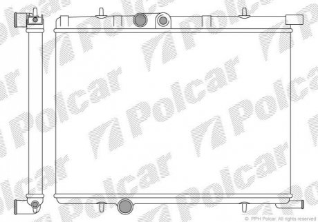 Радіатор охолодження Polcar 232708A1