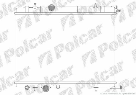 Радиатор охлаждения Polcar 232808-3