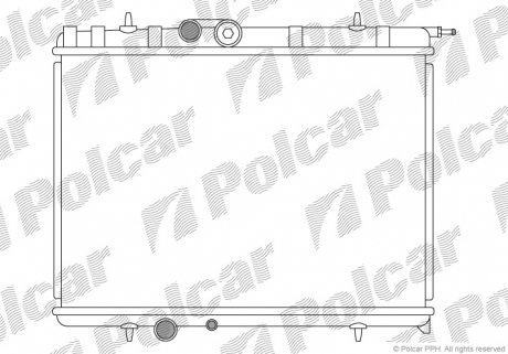Радиатор охлаждения Polcar 232808-4