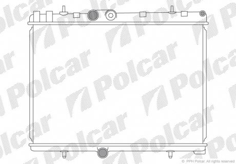 Радиатор охлаждения Polcar 232908-1
