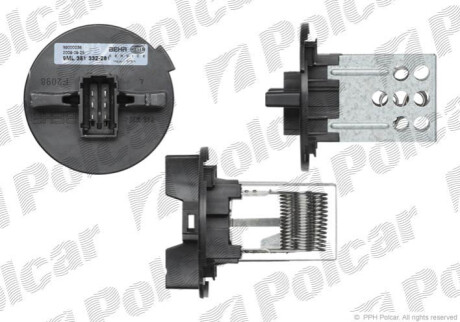 Регулятор вентилятора кабіни Polcar 2329KST1X