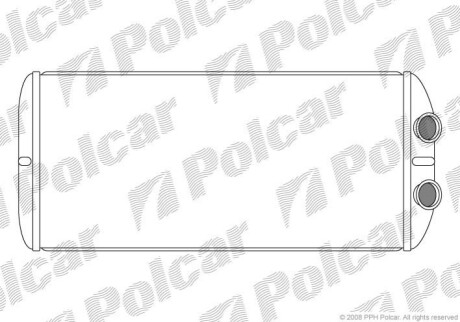 Радіатор обігріву Polcar 2329N83X