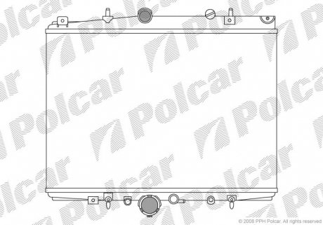 Радиатор охлаждения Polcar 233208-7