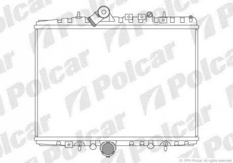 Радиатор охлаждения Polcar 233208-9
