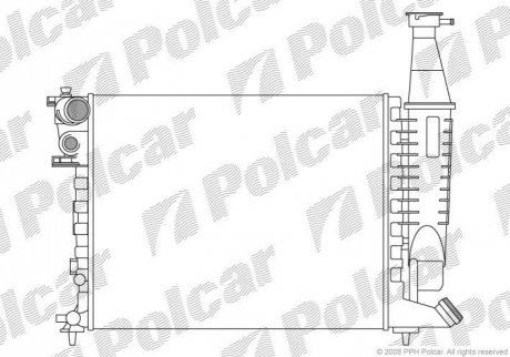 Радіатор охолодження Polcar 235008-1