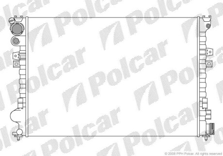 Радиатор охлаждения Polcar 238008-2