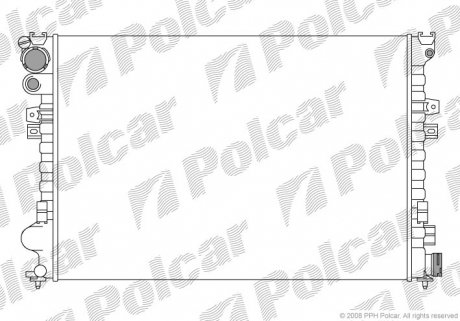 Радиатор охлаждения Polcar 238008-2