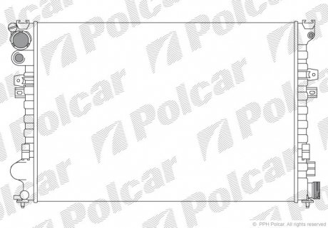 Радиатор охлаждения Polcar 238008A2