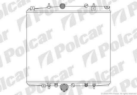Радиатор охлаждения Polcar 238108-2