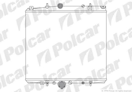 Радиатор охлаждения Polcar 238108A2