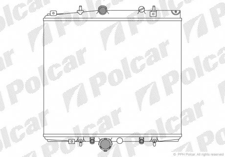 Радиатор охлаждения Polcar 238108A3 (фото 1)