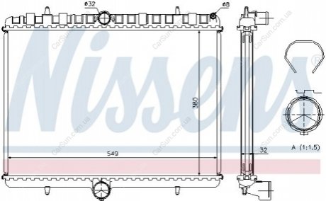 Радиатор охлаждения Polcar 239708A1