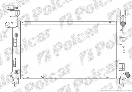 Радиатор охлаждения Polcar 240008-5 (фото 1)