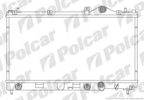 Радиатор охлаждения Polcar 240208-1