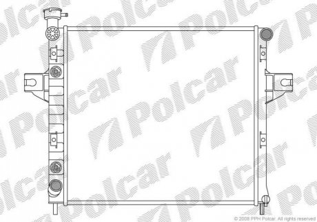 Радиатор охлаждения Polcar 2406081K