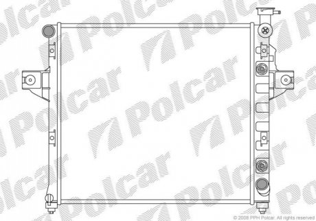 Радиатор охлаждения Polcar 2406082K (фото 1)