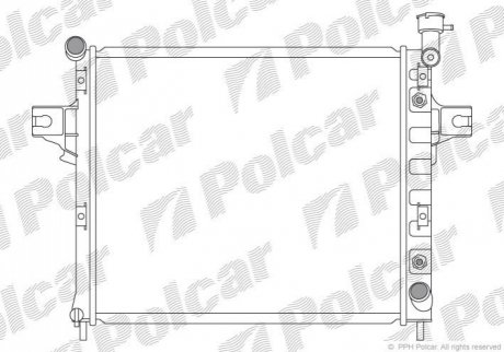 Радиатор охлаждения Polcar 240608-5