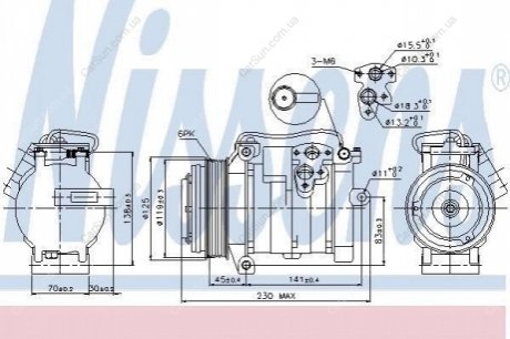 Компресор кондиціонера (новий) Polcar 2406KS-1