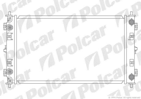 Радиатор охлаждения Polcar 241008-1