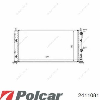 Радиатор охлаждения Polcar 241108-1