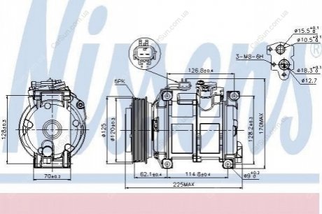 Компресор кондиціонера (новий) Polcar 2420KS-4S (фото 1)