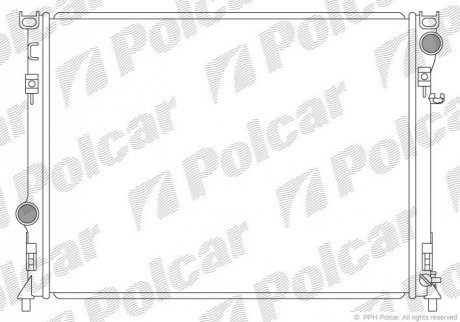 Радіатор охолодження Polcar 243108-2