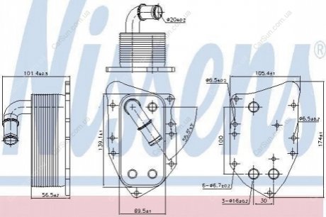 Радиатор масла Polcar 2508L8-1 (фото 1)