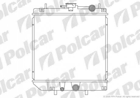 Радиатор охлаждения Polcar 260208-1