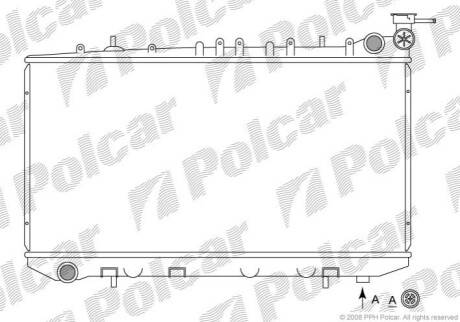 Радиатор охлаждения Polcar 272908-4