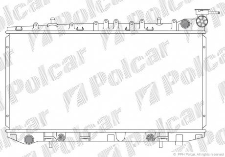 Радиатор охлаждения Polcar 273108-2 (фото 1)