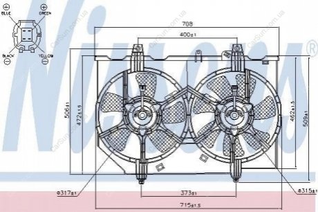 Вентилятор з корпусом / кронштейном Polcar 274623W1 (фото 1)