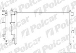 Радіатор кондиціонера Polcar 2758K8C2 (фото 1)